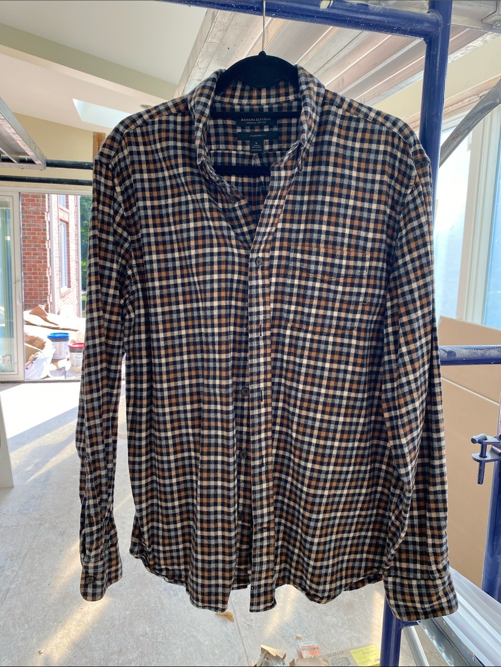 BANANA REPUBLIC 100% Cotton Flannel Shirt